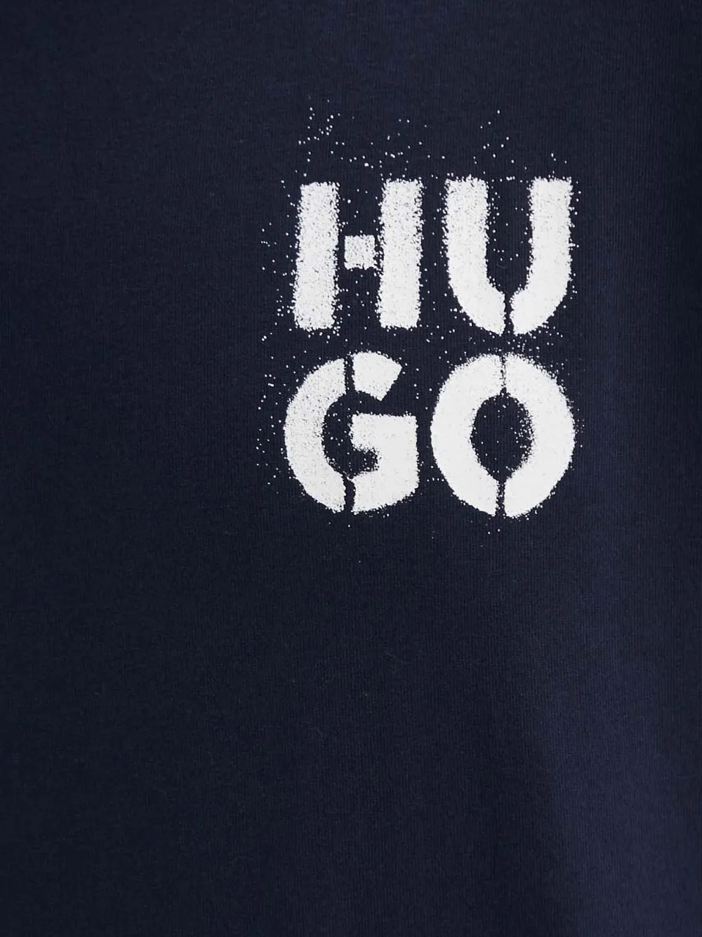 Hugo Boss Logo-detail Sweatshirt In Blue