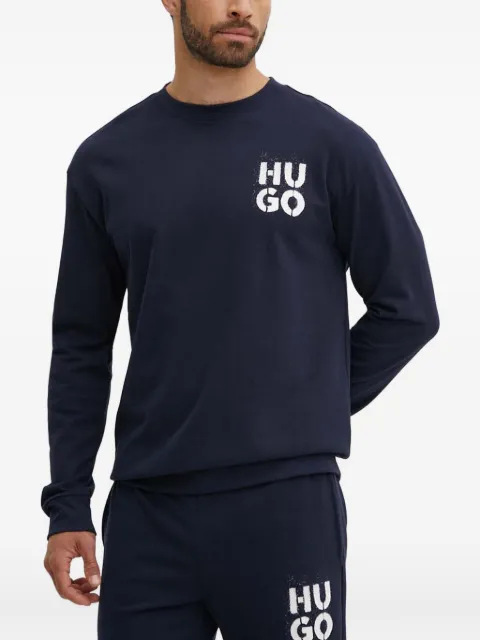 HUGO logo-detail sweatshirt