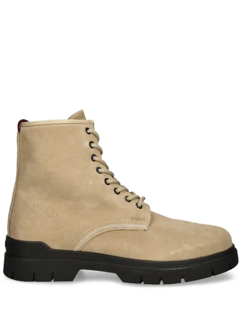 HUGO logo-embossed boots