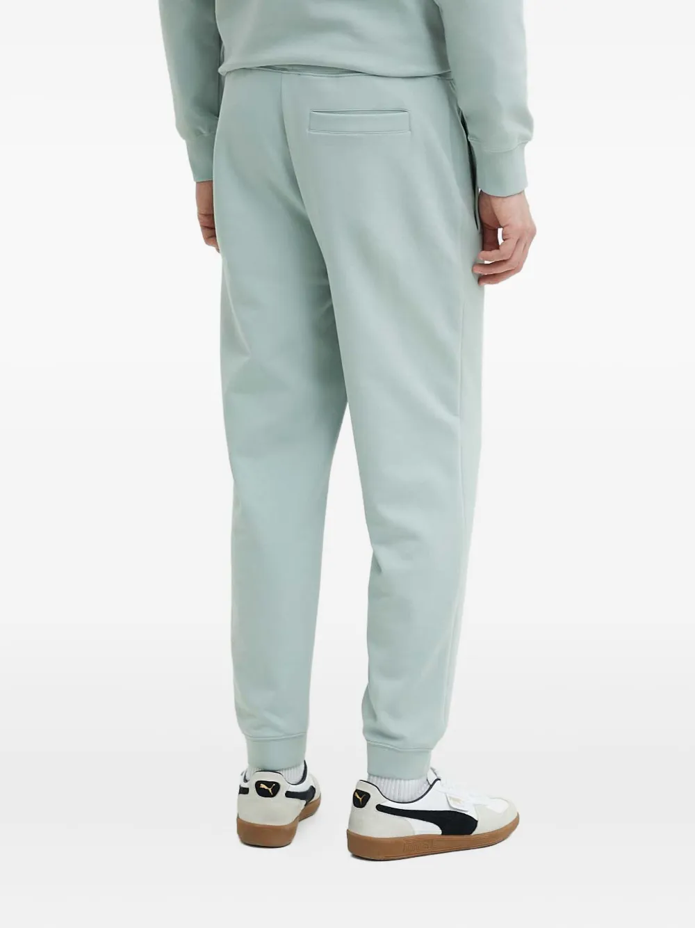 HUGO Broek met trekkoord en logo Blauw