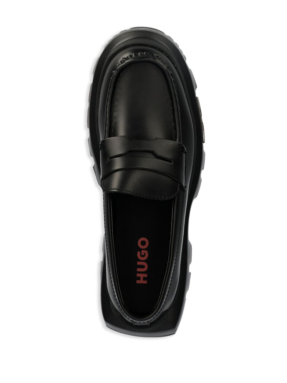 HUGO Fabian loafers Zwart