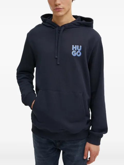 HUGO logo hooded sweatshirt