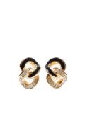 Christian Dior Pre-Owned rhinestone earrings - Gold