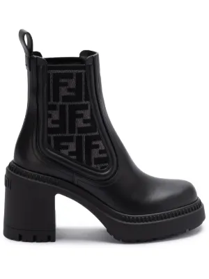 Prada モノリス レザーチェルシーブーツ | ブラック | FARFETCH JP
