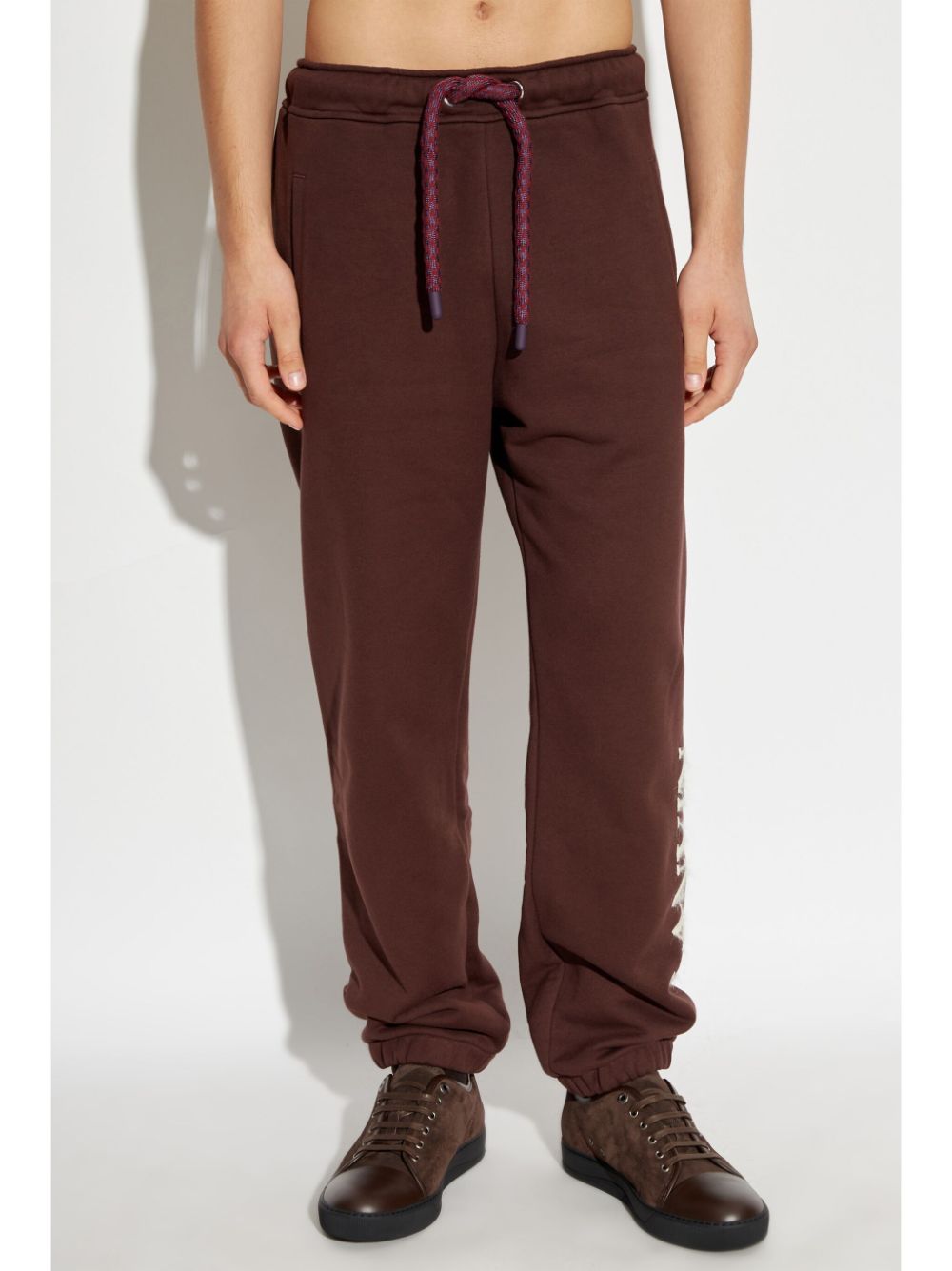 Lanvin logo-embroidered track pants Men