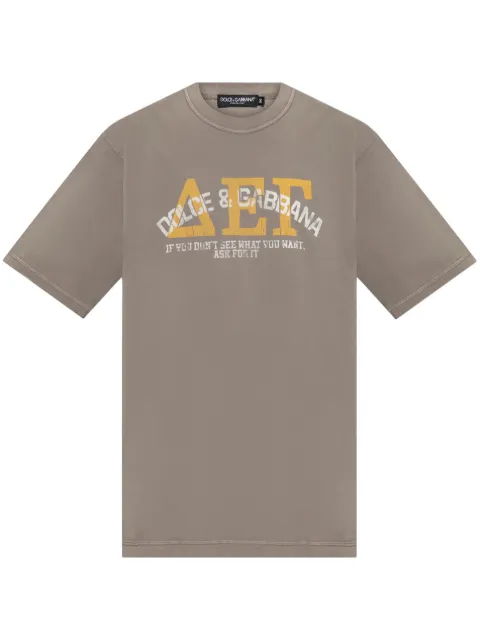 Dolce & Gabbana logo-print cotton T-shirt