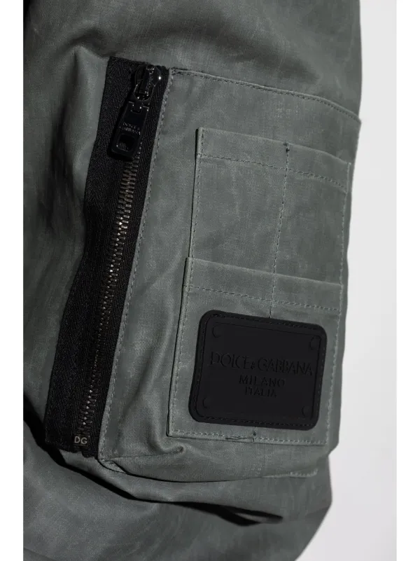 Dolce & Gabbana Classic Flight ボンバージャケット | グレー 