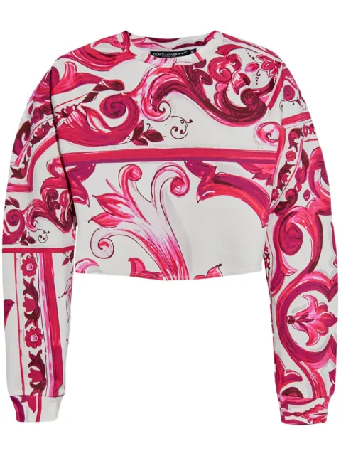 Dolce & Gabbana sudadera con estampado Mayólica
