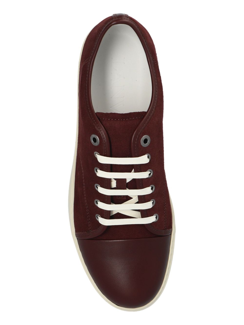 Lanvin panelled suede sneakers Men