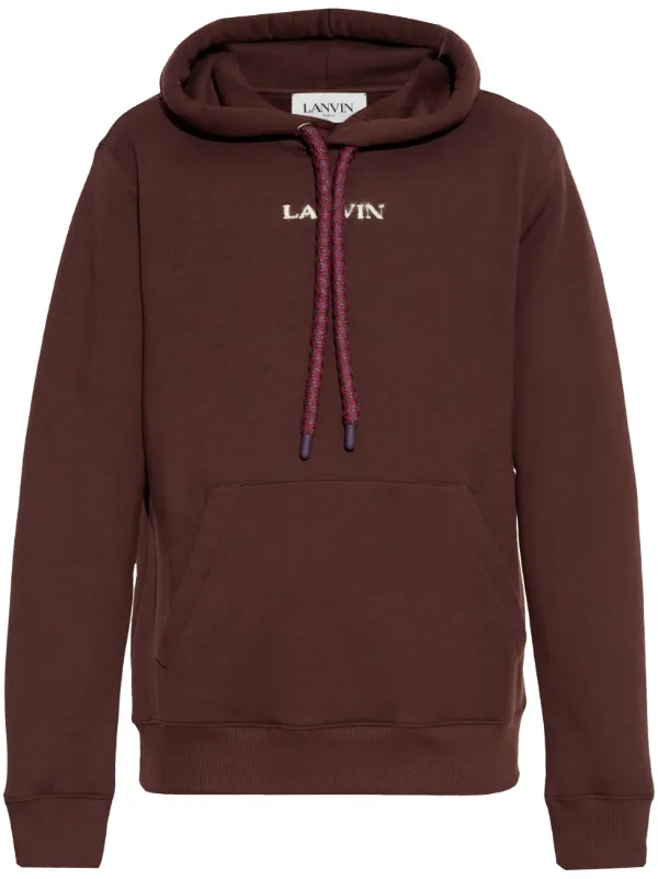 Lanvin Logo-embroidered Hoodie