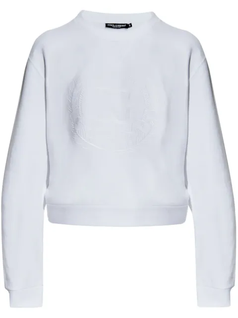 Dolce & Gabbana sudadera con logo bordado