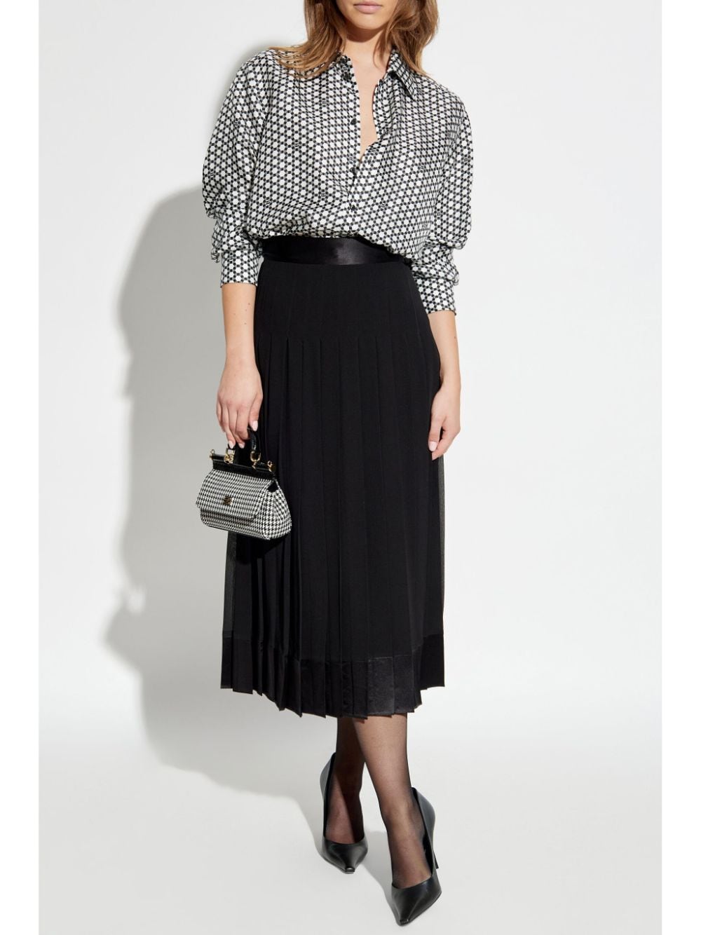 Dolce & Gabbana pleated skirt - Zwart