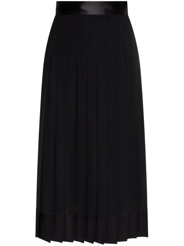美品Dolce&Gabbanaオールシーズンokひざ丈プリーツスカート黒 Dolce & Gabbana プリーツ スカート | ブラック | FARFETCH JP