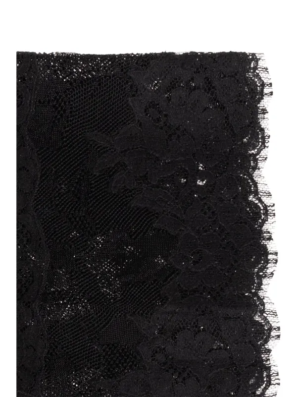 Dolce & Gabbana Lace Scarf | Black | FARFETCH