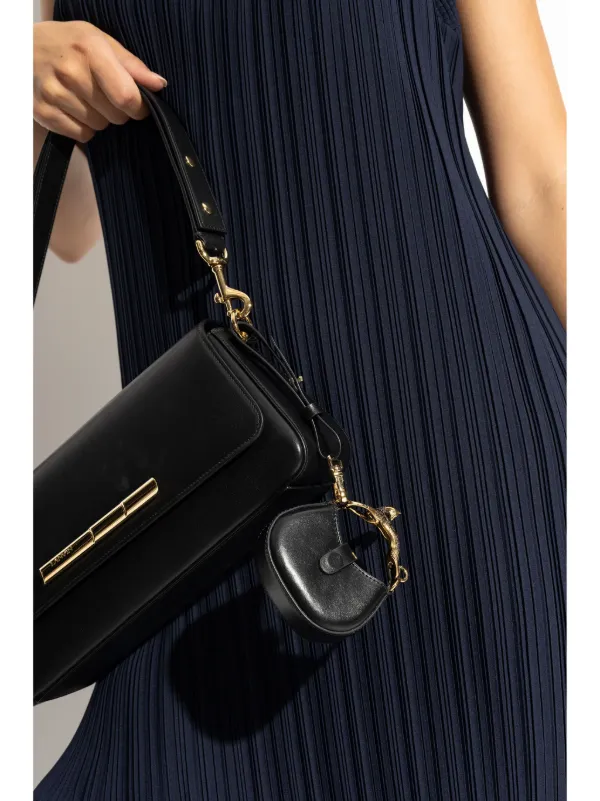 Lanvin Cat Leather Mini Bag | Black | FARFETCH