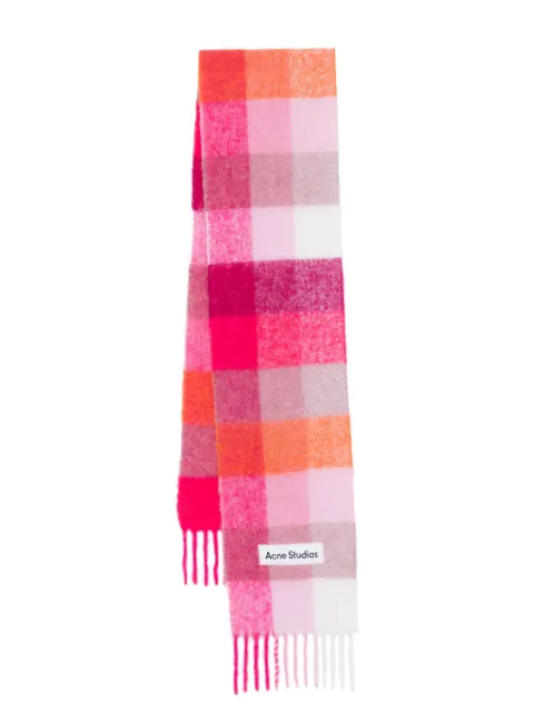 Acne Studios checked scarf