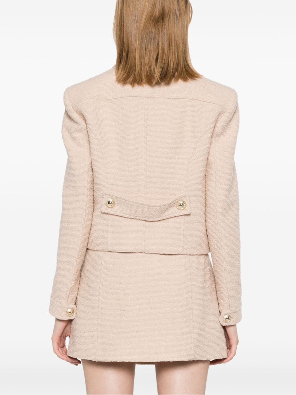 Shop Tom Ford Bouclé Jacket In Pink