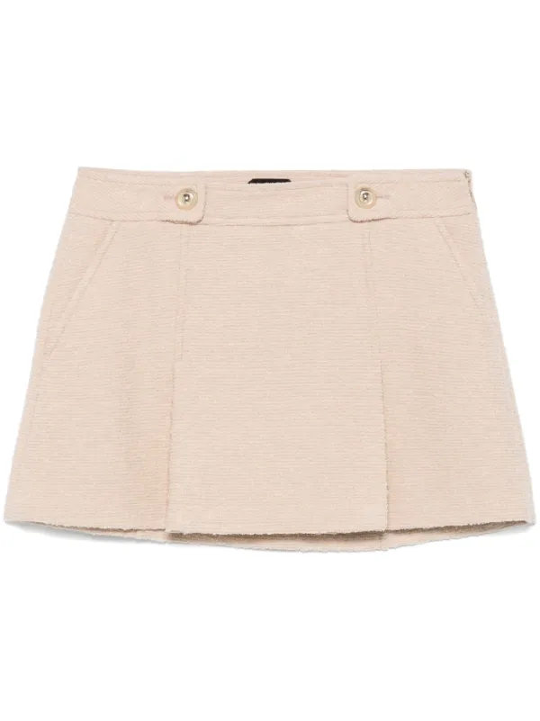 Tom Ford Bouclé Mini Skirt in Pink