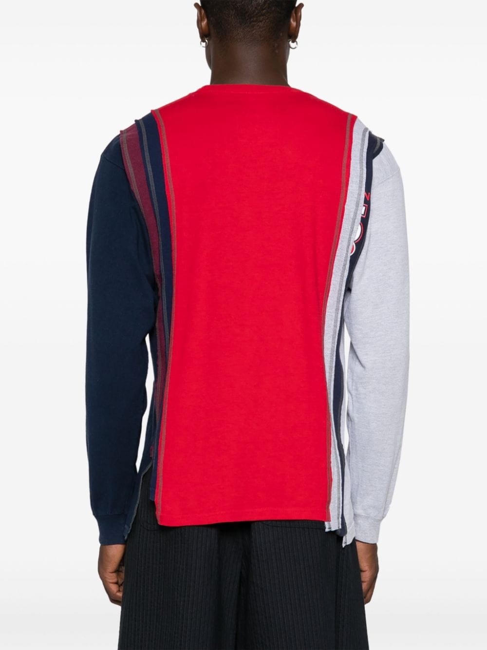 Shop Needles Patchwork-detailing Sweatshirt In Red