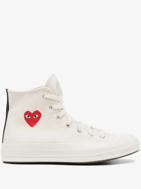Comme Des Garçons 꼼 데 가르송 X 컨버스 플레이 척 테일러 70 스니커즈