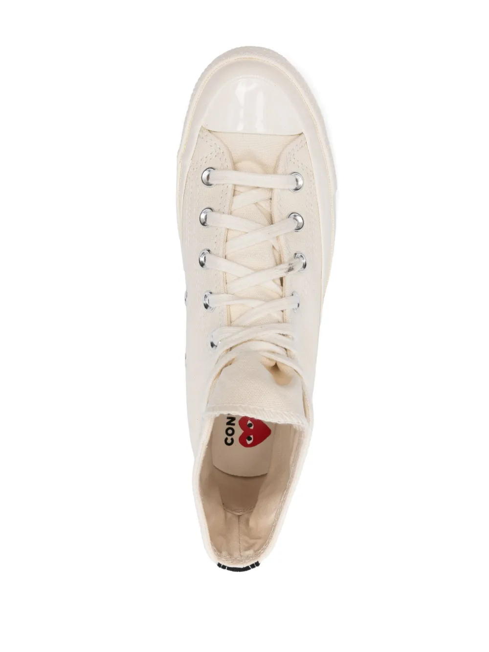 Comme Des Garçons x CONVERSE PLAY Chuck Taylor'70 White