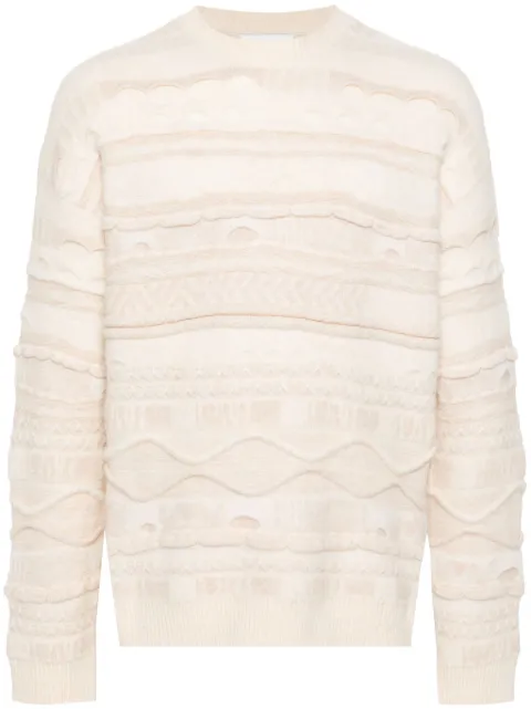Laneus 3D-knit sweater