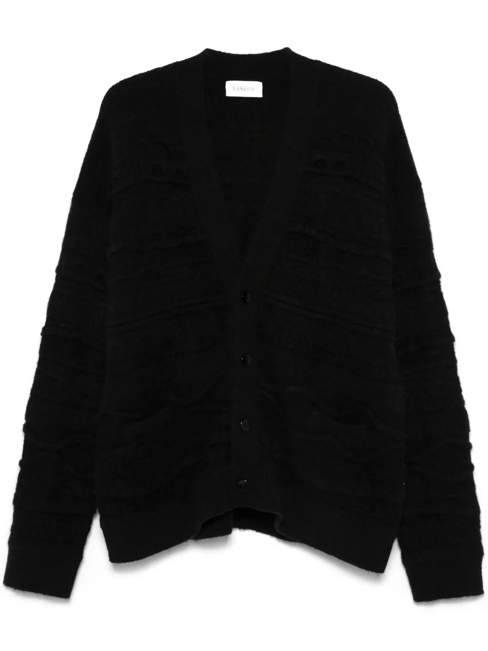 Laneus V-neck cardigan | Black | Image 1
