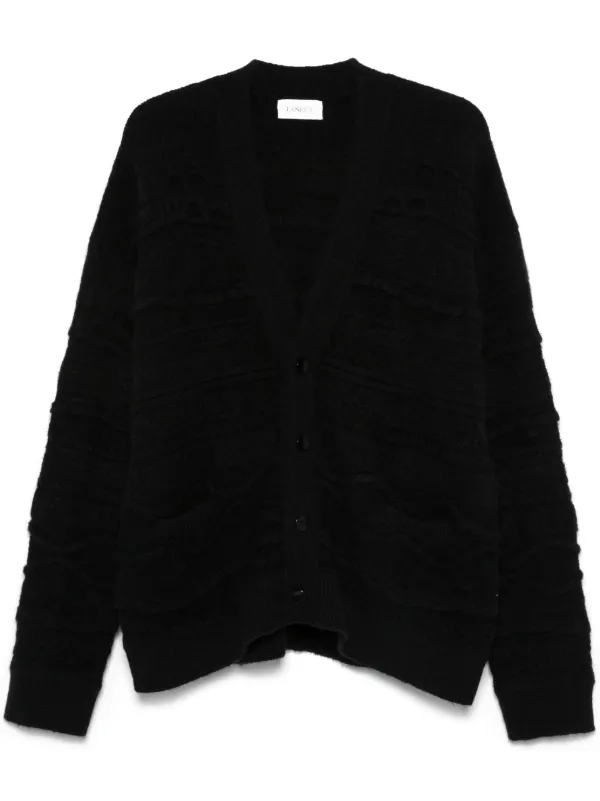 Laneus V-neck Cardigan | Black | FARFETCH