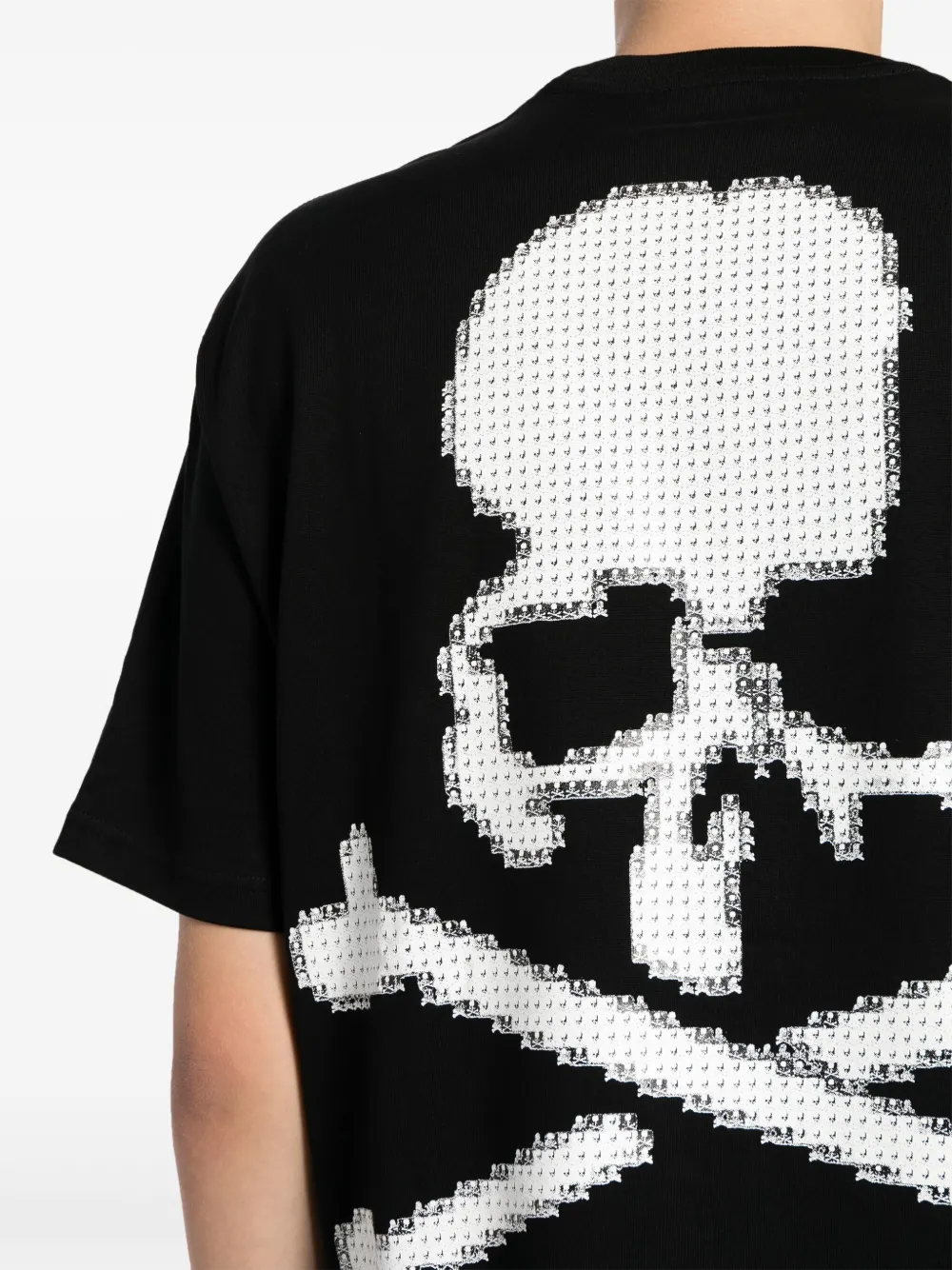 Mastermind Japan Boxy T-shirt met doodskop Zwart
