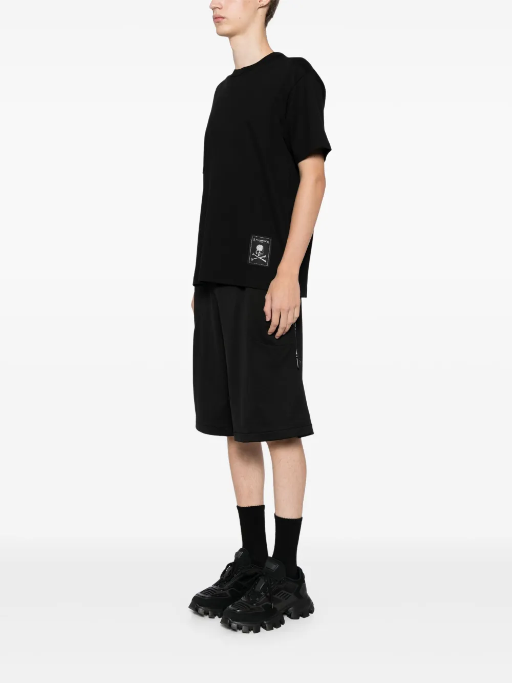 Mastermind Japan Boxy T-shirt met doodskop Zwart