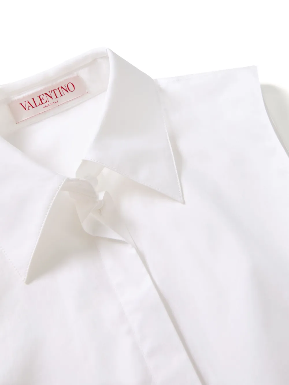 Valentino Sleeveless Shirt In White