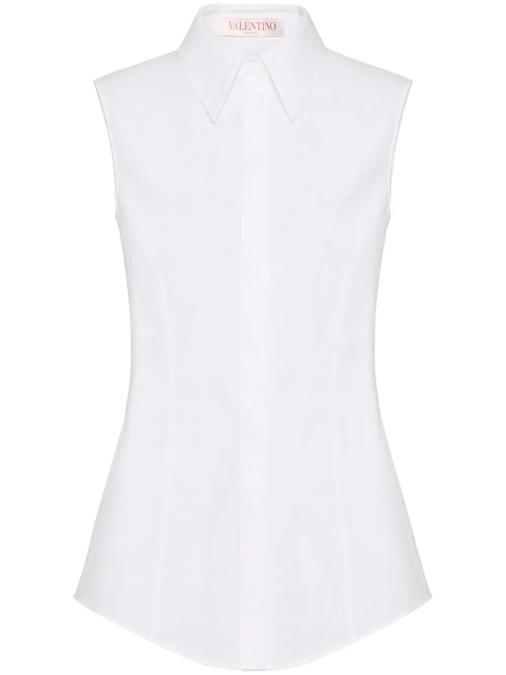 Valentino Garavani ポプリン シャツ - ホワイト Valentino Garavani ポプリン シャツ - ホワイト