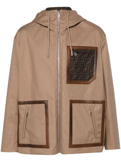 FENDI parka à poches monogrammées