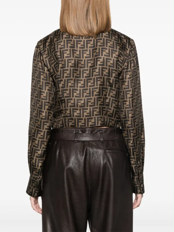 Fendi blouse logo on sale
