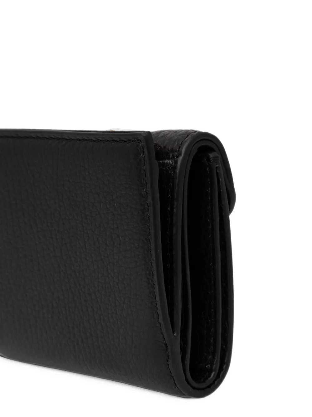 Coccinelle grainy leather wallet - Nero