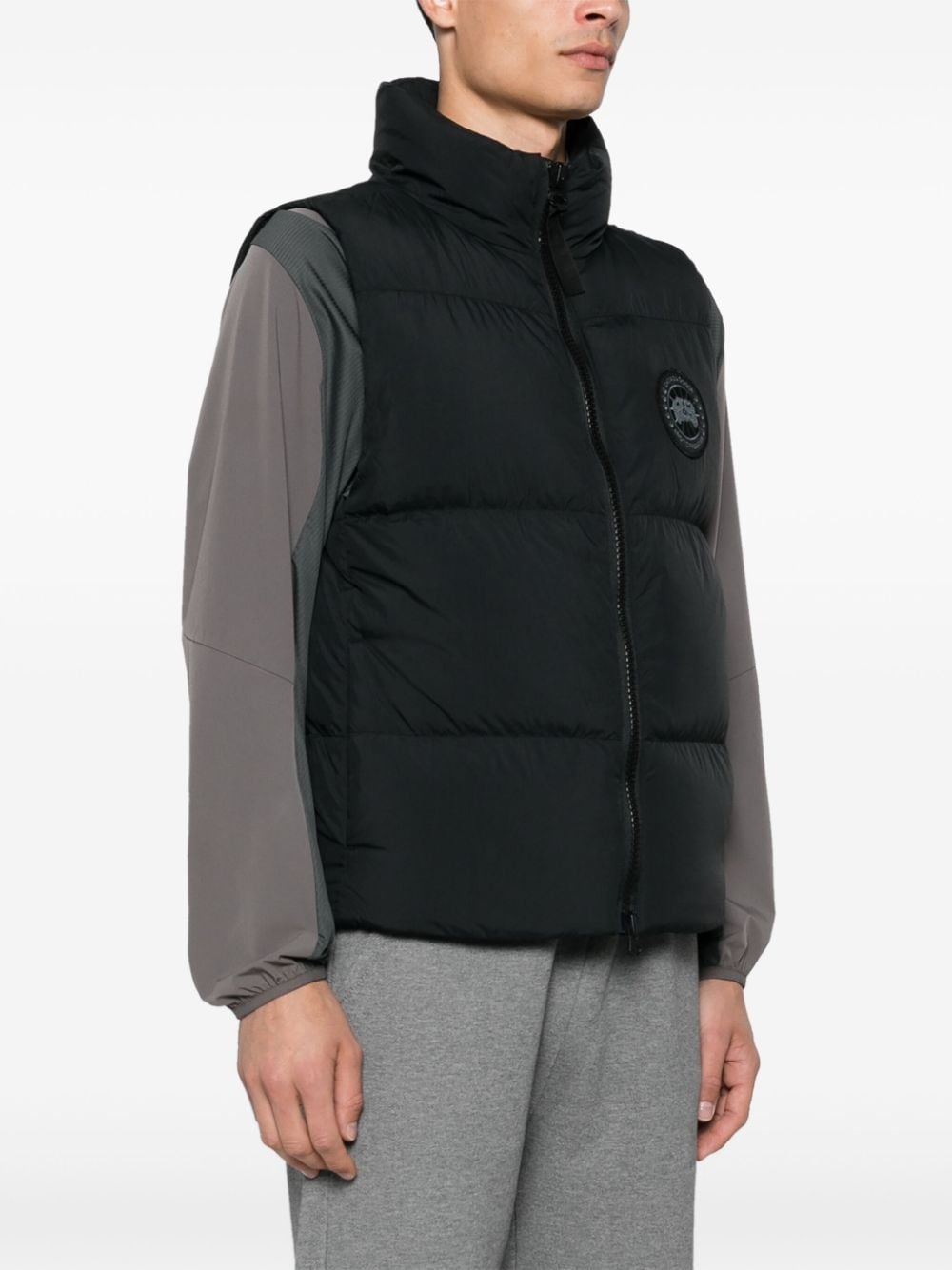 Shop Canada Goose Lawrence Gilet In Schwarz