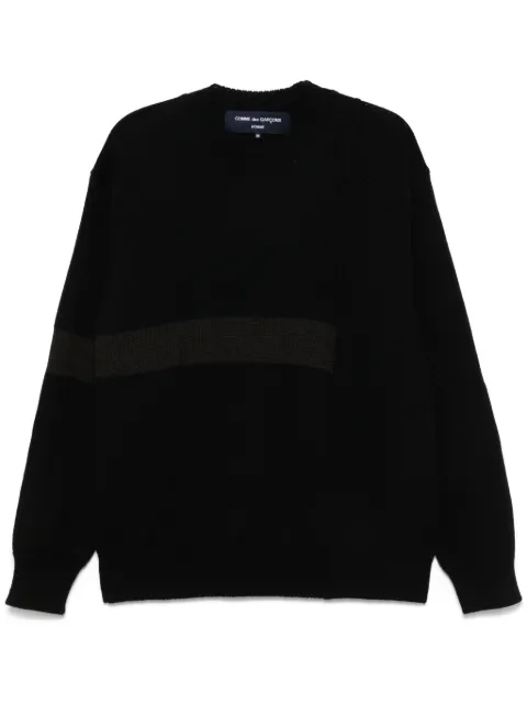 Comme des Garçons Homme ribbed-knit sweater
