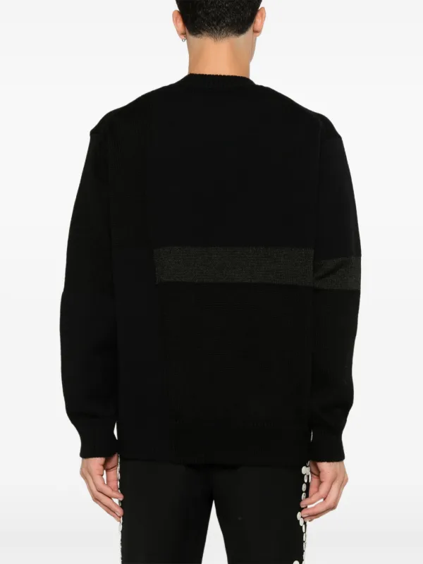 BLACK COMME des GARÇONS セーター S ブラック Black Comme Des Garçons ダメージ セーター | ブラック