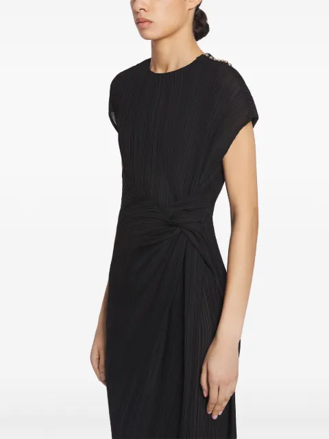 Lanvin twist-detailing midi dress RWDR00684521H24 - 2