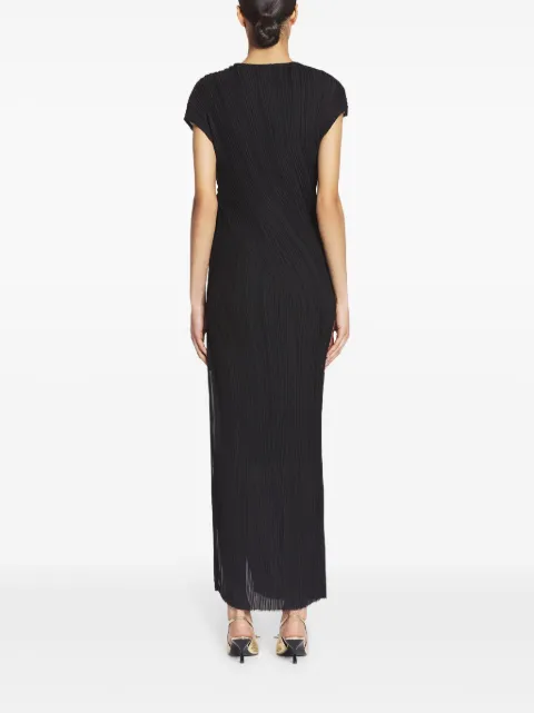 Lanvin twist-detailing midi dress RWDR00684521H24 - 3