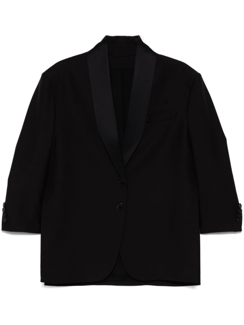 single-breasted blazer