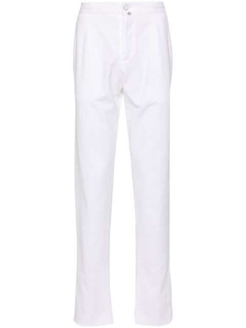 Kiton tapered-leg trousers