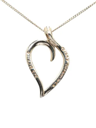 Tiffany & Co. Pre-Owned 1987 Sterling Silver Open Leaf