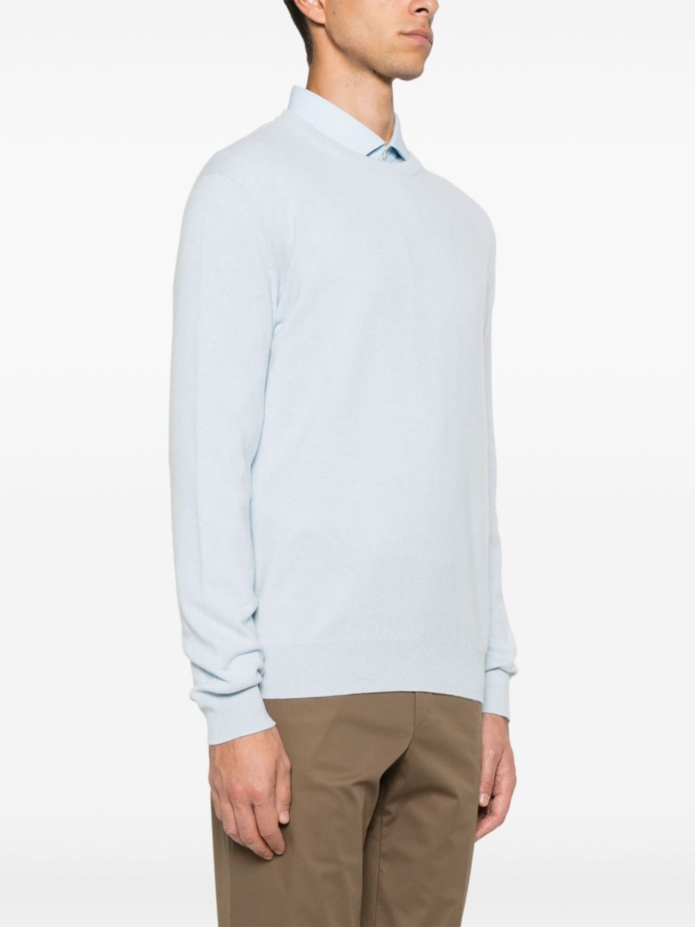 Shop Zegna Cashmere Sweater In Blue