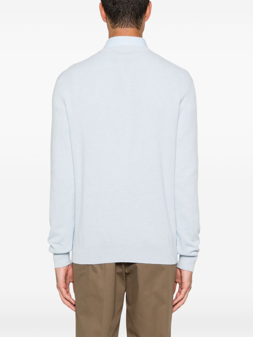 Shop Zegna Cashmere Sweater In Blue