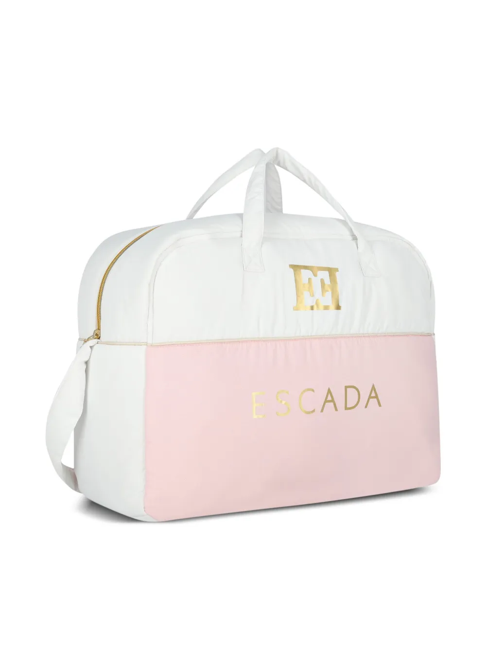 Escada Logo Changing Bag In White