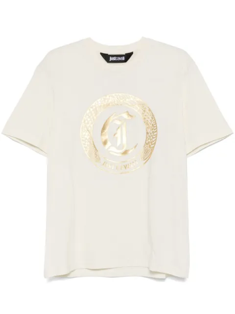 Just Cavalli Ghotic logo-print T-shirt