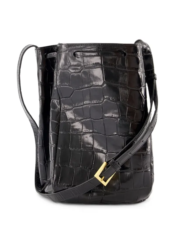 Chylak Leather Bucket Bag Black FARFETCH IE