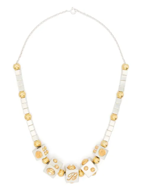 Blumarine beaded choker necklace