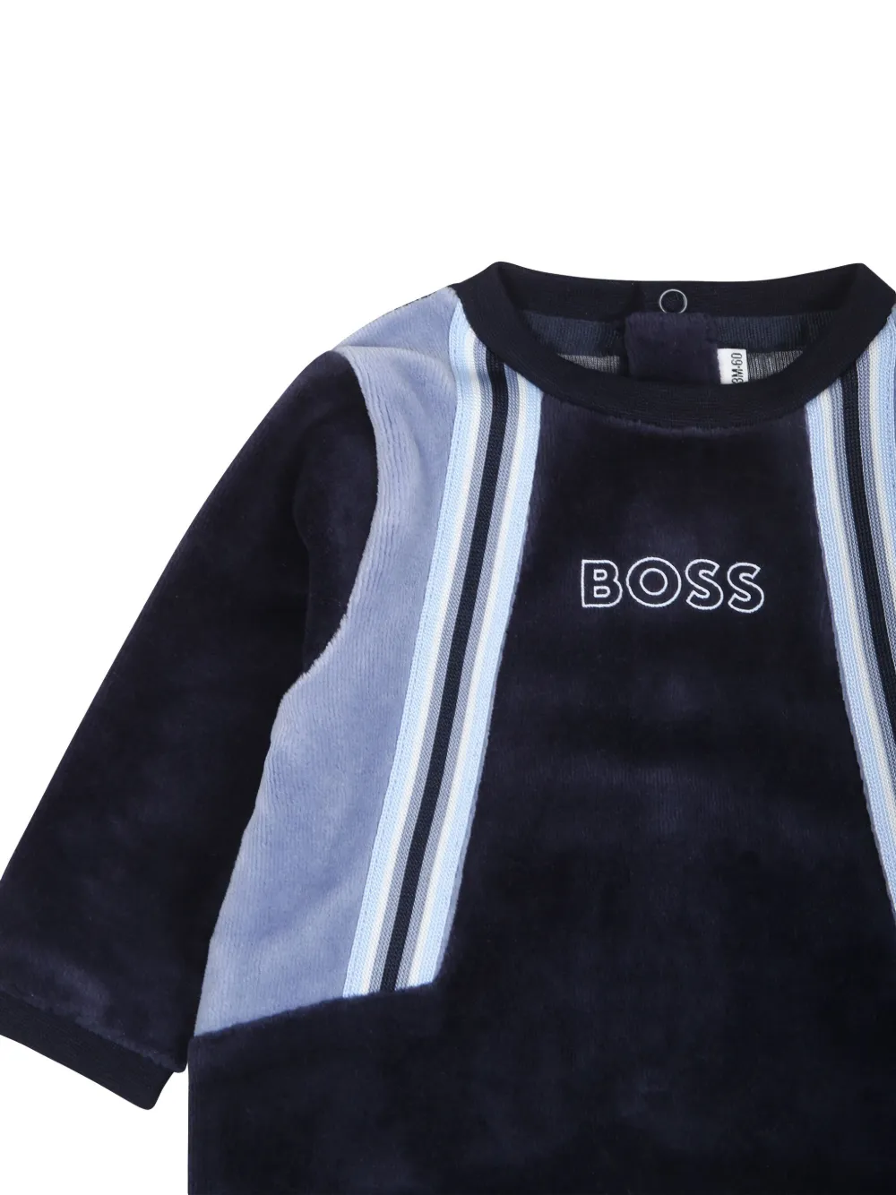 BOSS Kidswear Babypakje met geborduurd logo Blauw